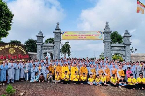 Bình Phước: Ban Trị sự GHPGVN H.Bù Gia Mập tổ chức khóa tu lần thứ VIII
