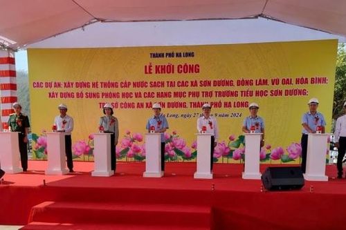Hạ Long (Quảng Ninh): 100% xã vùng cao dân tộc được sử dụng nước sạch