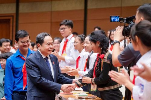 Chủ tịch Quốc hội Trần Thanh Mẫn dự Phiên họp giả định Quốc hội trẻ em lần thứ Hai năm 2024