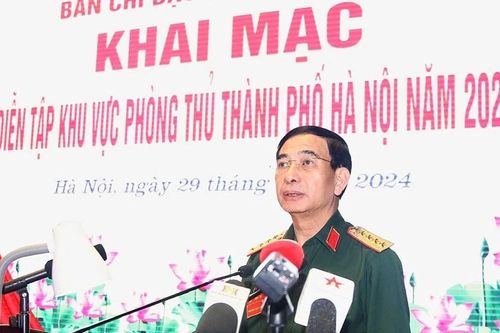 Khai mạc diễn tập khu vực phòng thủ thành phố Hà Nội năm 2024