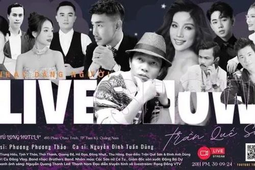 Trần Quế Sơn về quê làm Live show 'Nhạc dâng người'