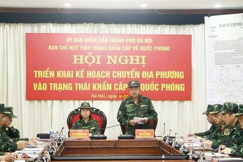 Khai mạc diễn tập khu vực phòng thủ thành phố Hà Nội năm 2024