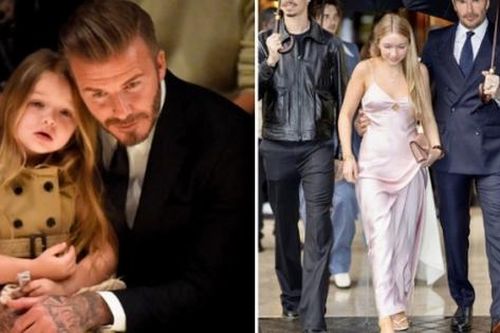 Tiểu thư Harper nhà Beckham dậy thì lấn át cả bố mẹ, thay đổi ra sao so với lần đầu dự show thời trang vào hơn 10 năm trước?
