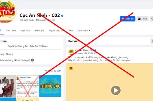 Cảnh báo trang fanpage giả mạo có tích xanh