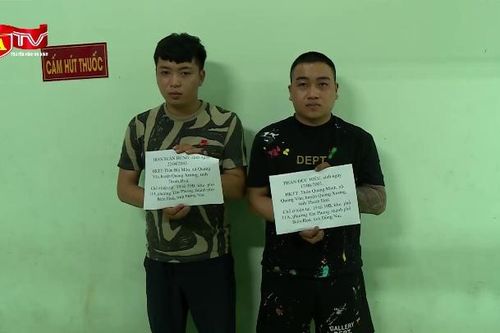 Tạt sơn vào nhà người khác để đòi nợ, hai thanh niên bị tạm giữ