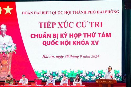 Cử tri Hải Phòng mong có thêm cơ chế thúc đẩy hoạt động logistics