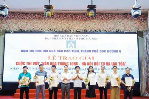 Trao giải Cuộc thi viết về 'Văn hóa Thăng Long-Hà Nội hội tụ và lan tỏa'