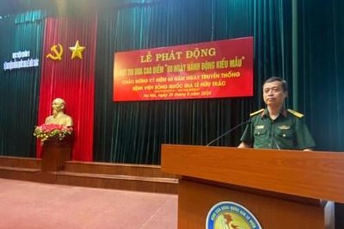 Bệnh viện Bỏng Quốc gia Lê Hữu Trác phát động thi đua cao điểm