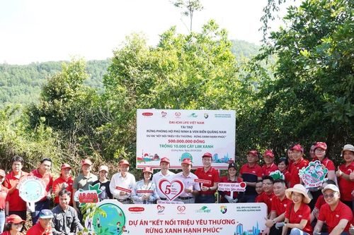 Phát động chương trình 'Kết nối triệu yêu thương - Rừng xanh hạnh phúc'