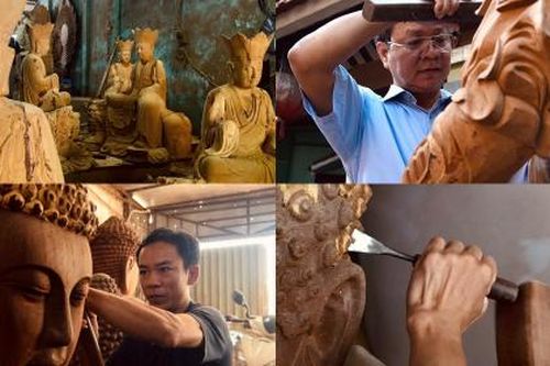 Làng Sơn Đồng – Tinh hoa nghệ thuật trong từng nét chạm