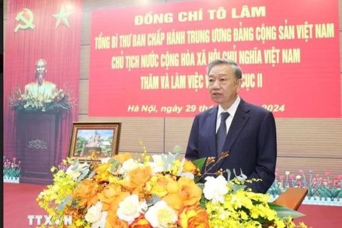 Tổng Bí thư, Chủ tịch nước Tô Lâm biểu dương những thành tích to lớn, truyền thống vẻ vang của tình báo Quốc phòng
