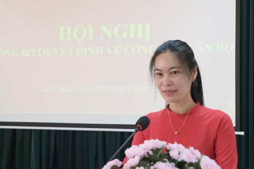 Lai Châu có tân Phó Giám đốc Sở Tư pháp