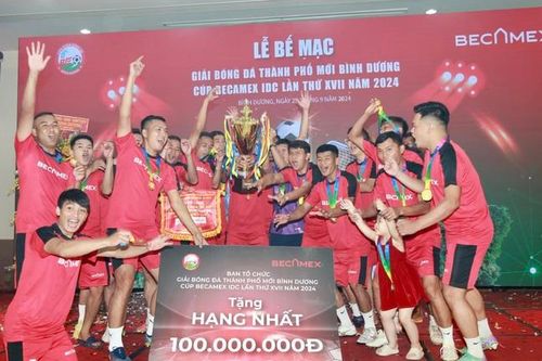 Bamboo FC đăng quang Giải bóng đá thành phố mới Bình Dương – Cúp Becamex IDC 2024