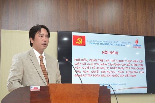 Đảng ủy PV College quán triệt, triển khai thực hiện Kết luận 76-KL/TW