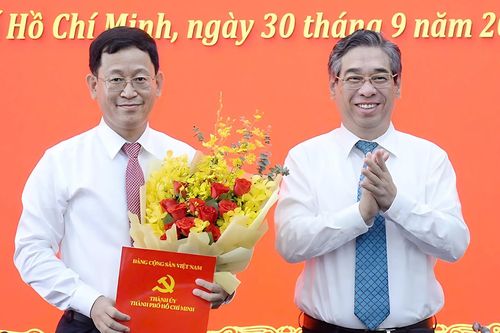 Ông Trần Quốc Trung làm Phó bí thư Thường trực Thành ủy Thủ Đức