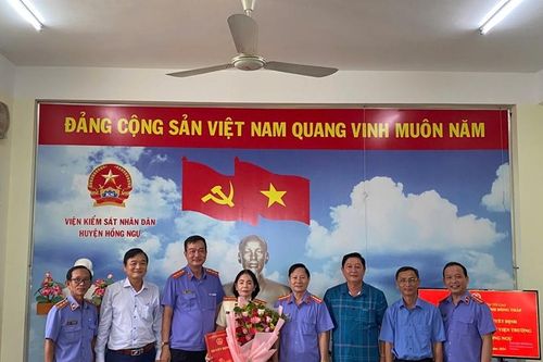 Bổ nhiệm chức vụ Viện trưởng VKSND huyện Hồng Ngự