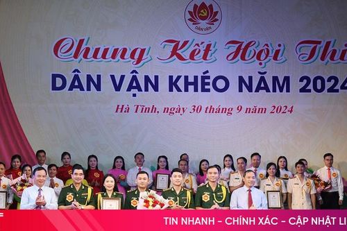Bộ đội Biên phòng tỉnh giành giải nhất Hội thi 'Dân vận khéo' Hà Tĩnh năm 2024