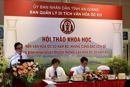 Bảo tồn, phát huy giá trị lịch sử văn hóa Óc Eo