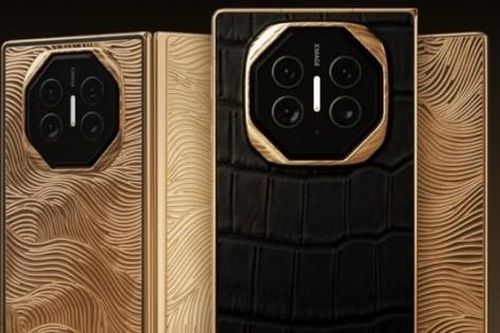 Ra mắt 'siêu phẩm' smartphone màn hình gập 3 mạ vàng 24K, giá gần 380 triệu đồng