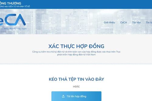 Cách tra cứu, xác thực thông tin hợp đồng điện tử