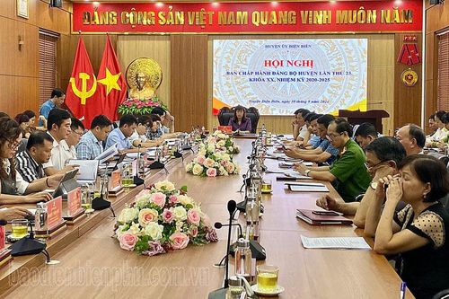 Ban Chấp hành Đảng bộ huyện Điện Biên triển khai công tác lãnh đạo chỉ đạo những tháng cuối năm