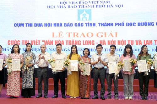 Điện Biên có 3 tác phẩm đoạt giải Cuộc thi viết 'Văn hóa Thăng Long – Hà Nội hội tụ và lan tỏa'