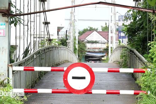 Dừng khai thác cầu treo Thanh Sơn, huyện Định Quán