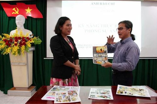 Hội Nhà báo tỉnh Đồng Tháp tập huấn nghiệp vụ ảnh báo chí