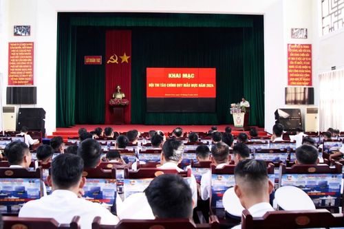 Lữ đoàn 162 khai mạc Hội thi tàu chính quy, mẫu mực năm 2024