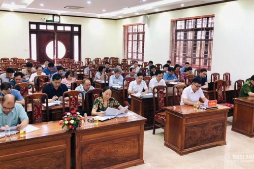 Lộc Bình: Giao ban thực hiện Quy định số 11-QĐi/TW của Bộ Chính trị 9 tháng năm 2024