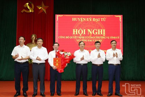 Đồng chí Nguyễn Thành Minh giữ chức Bí thư Huyện ủy Đại Từ