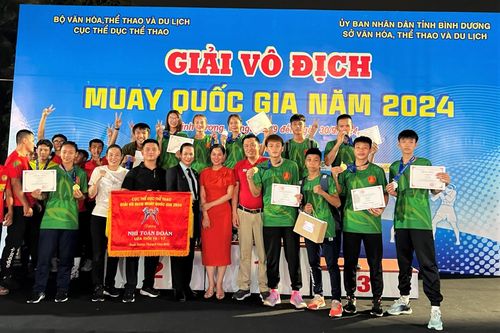 Giải vô địch Muay Quốc gia năm 2024: Thái Nguyên giành 10 huy chương các loại