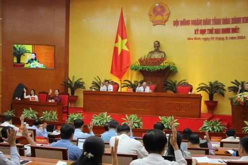 HĐND tỉnh Hòa Bình thông qua 6 nghị quyết tại Kỳ họp thứ 21