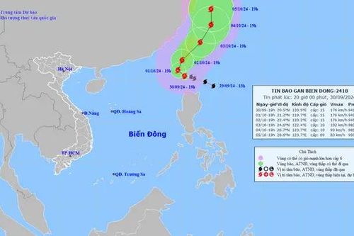 Bão Krathon giật trên cấp 17 có thể vào Bắc Biển Đông