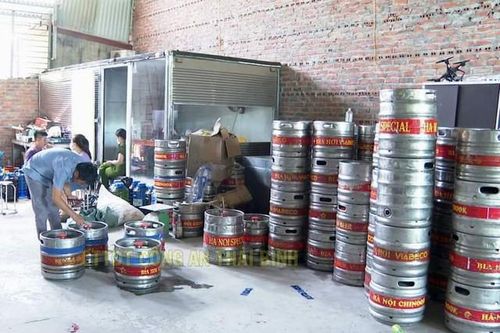 Nam thanh niên Thái Bình sản xuất gần 1000 keg bia giả để bán kiếm lời