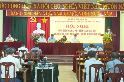 Hà Nội: cử tri 4 huyện phía Nam đề xuất nhiều vấn đề dân sinh