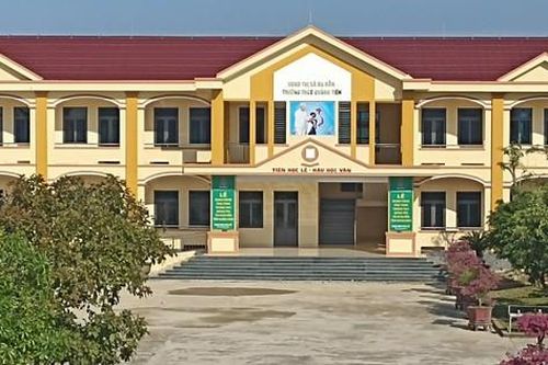 PVFCCo: Khánh thành, bàn giao nhà lớp học và chức năng Trường THCS Quảng Tiên