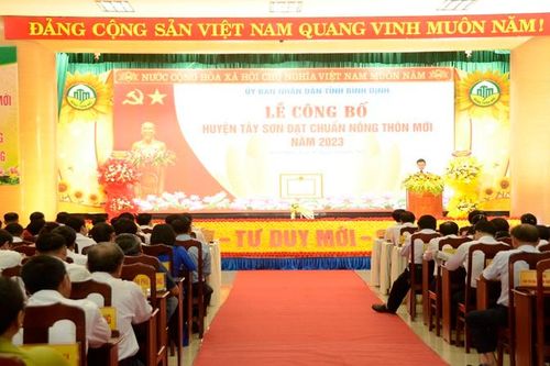 Thêm một huyện của Bình Định hoàn thành nông thôn mới