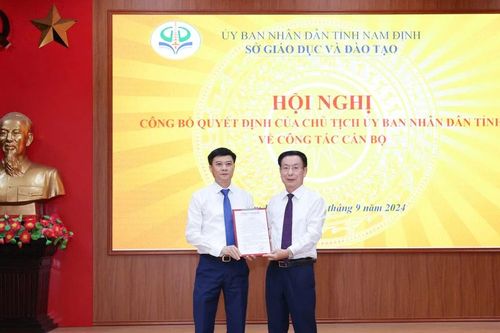 Nam Định bổ nhiệm tân Giám đốc Sở GD&ĐT