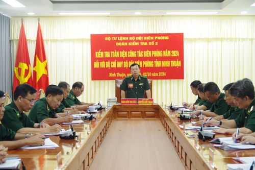 BĐBP Ninh Thuận: Chú trọng xây dựng xây dựng đơn vị vững mạnh toàn diện, 'Mẫu mực, tiêu biểu'