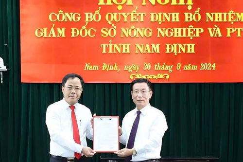 Nam Định: Điều động, bổ nhiệm nhiều lãnh đạo chủ chốt