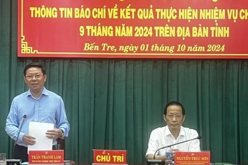 Kinh tế - xã hội tỉnh Bến Tre phục hồi tích cực trong 9 tháng năm 2024