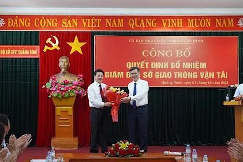 Quảng Bình có tân Giám đốc Sở Giao thông Vận tải