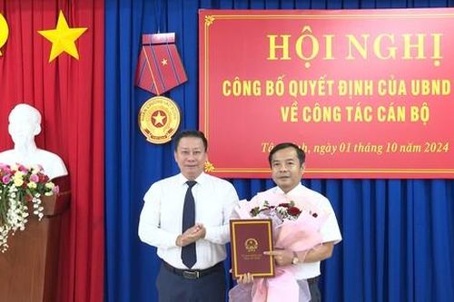 Ông Nguyễn Hoàng Nam giữ chức Chánh Thanh tra tỉnh Tây Ninh