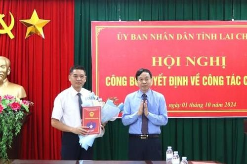 Lai Châu bổ nhiệm Phó Giám đốc Sở Công thương