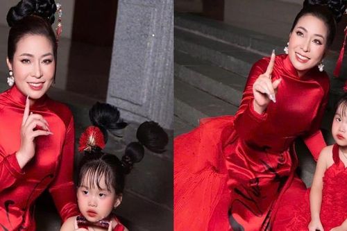 Mẫu nhí 2,5 tuổi đáng yêu tại show Áo dài di sản Việt Nam