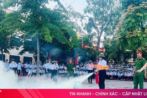 Trang bị kiến thức phòng cháy, chữa cháy cho học sinh Thạch Hà