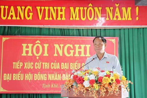 Lắng nghe, giải quyết kịp thời kiến nghị của cử tri