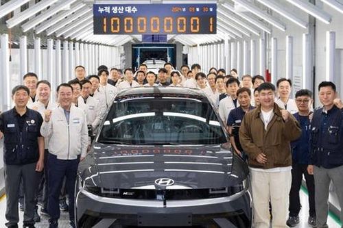 Hyundai sản xuất chiếc xe thứ 100 triệu