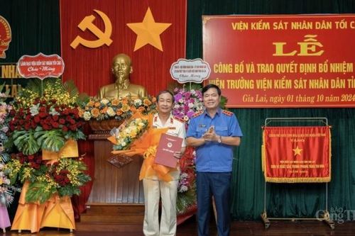 Ông Nguyễn Văn Chiến giữ chức Viện trưởng Viện Kiểm sát nhân dân tỉnh Gia Lai